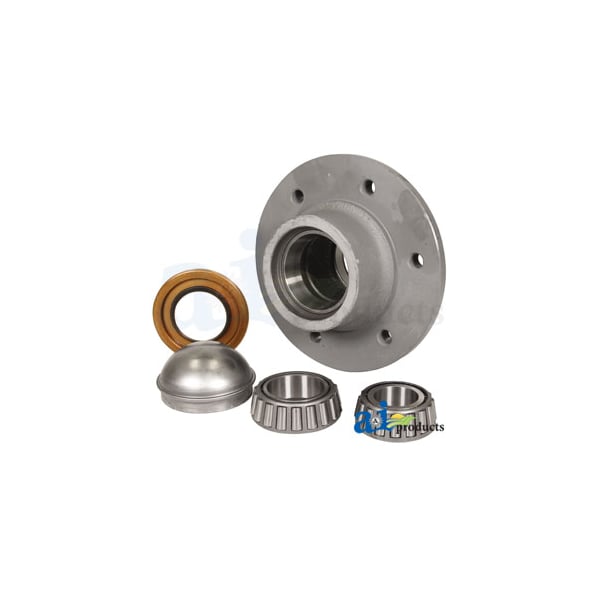 Hvy Duty Compl Hub w/ brgs & hdwr 8" x8" x6"